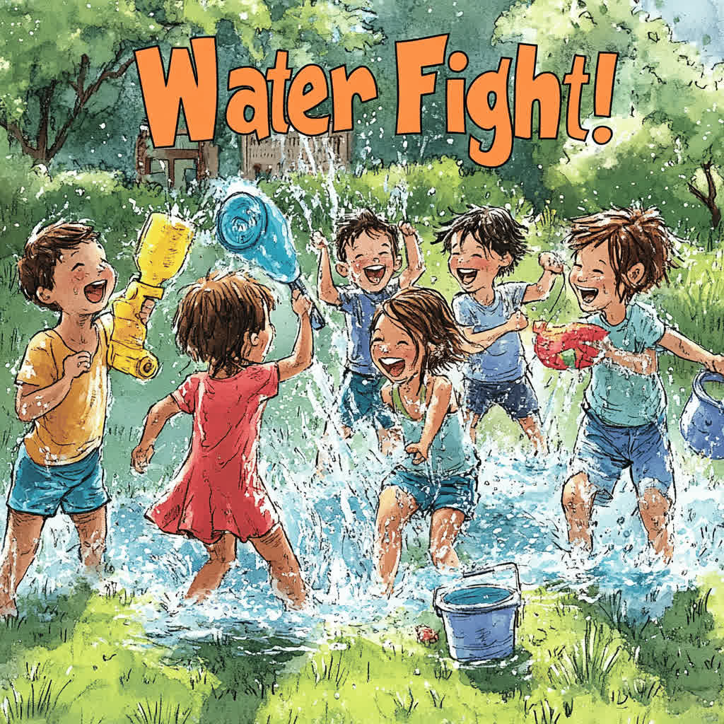 Water Fight! Water Fight!