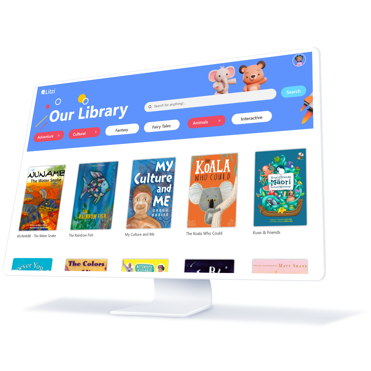Litzi - Screenshot of online readers Litzi - Screenshot of online readers